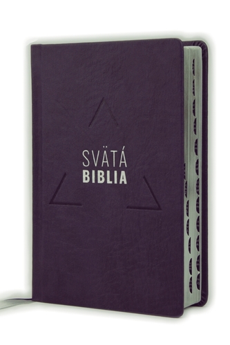 Biblia, Roháček, štandardný formát, tmavofialová, s indexmi 2020