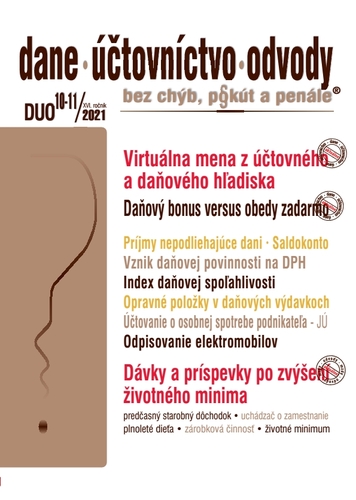 Kniha Dane, účtovníctvo, odvody 10-11 2021 - Zmeny v daniach, v účtovníctve, zdaňovaní miezd - Kolektív autorov