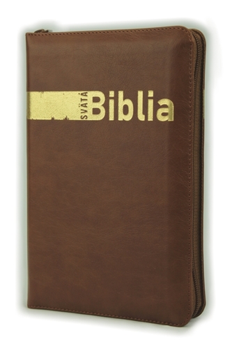 Biblia, Roháčkov preklad, 2020, hnedá, so zipsom, s indexmi