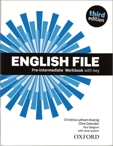 New English File 3rd Edition Pre-Intermediate Workbook with Key (2019 Edition)