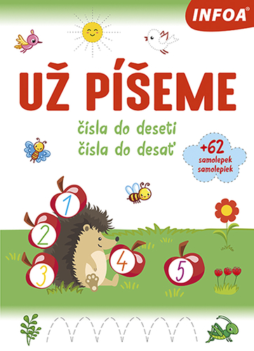 Kniha Už píšeme - Čísla do deseti