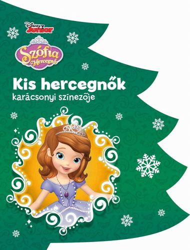 Disney - Kis hercegnők karácsonyi színezője