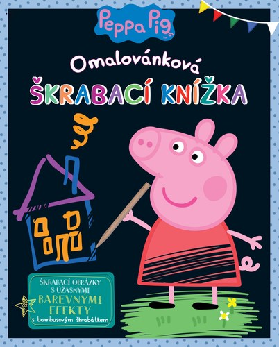 Kniha Peppa Pig - Omalovánková škrábací knížka