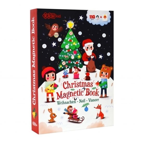 Magnetická kniha Vianoce - Christmas Magnetic Book, 2.vydanie - Kolektív autorov