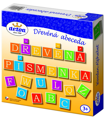 Kniha Dřevěná abeceda