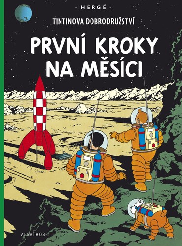 Kniha Tintin 17: První kroky na Měsíci, 3. vydání - Herge,Kateřina Vinšová