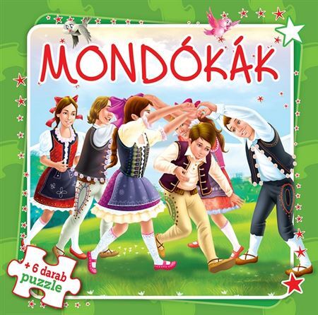 Kniha Mondókák + 6 darab puzzle
