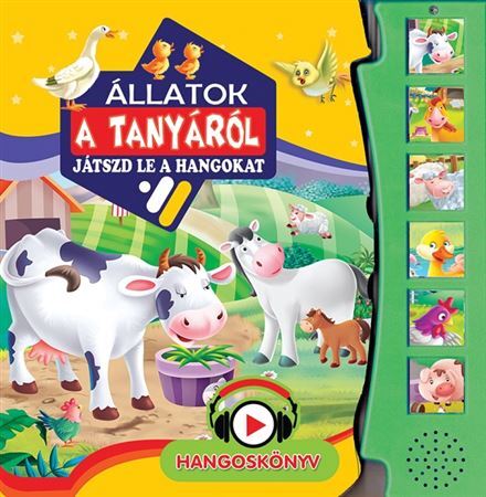 Kniha Állatok a tanyáról - Játszd le a hangokat