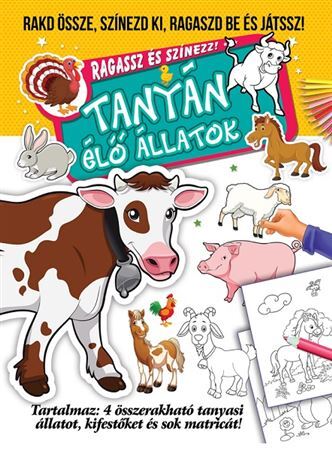 Kniha Tanyán élo állatok - paste