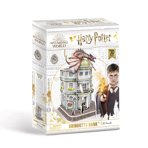 3D puzzle Harry Potter Šikmá ulička: Gringotts Banka 95 dielikov