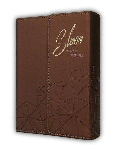 Biblia, ekumenický preklad, edícia SLOVO, 2020, vreckový formát, hnedá, s magnetom: Slovo na cestu životom