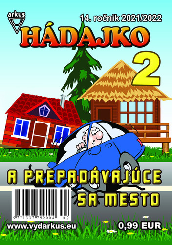 Kniha Hádajko 2 2022 a prepadávajúce sa mesto - Jela Mlčochová