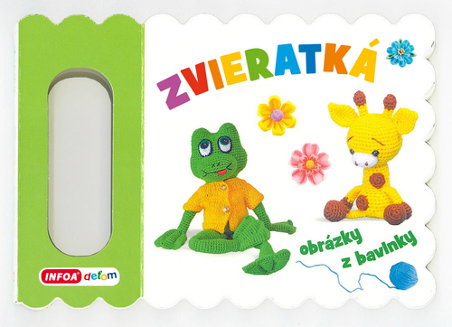 Kniha Zvieratká - obrázky z bavlnky