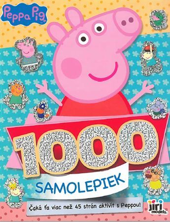 Prasiatko Peppa - 1000 samolepiek aktivity
