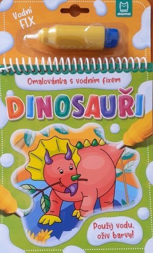 Omalovánka s vodním fixem: Dinosauři