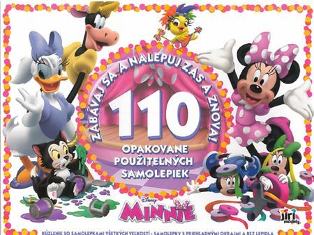 Kniha Zabávaj sa a nalepuj zas a znova! 110 Minnie