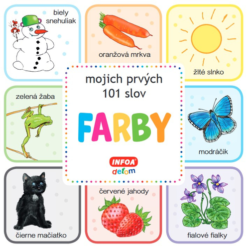 Kniha Farby - mojich prvých 101 slov