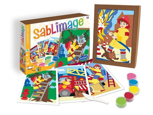Sablimage Concept Box Pieskové obrázky Hasiči