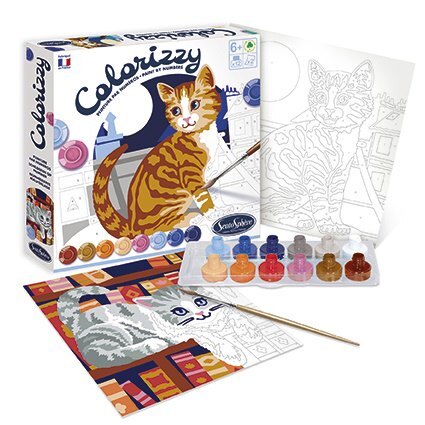 SentoSphére Colorizzy Maľovanie podľa čísel Mačky