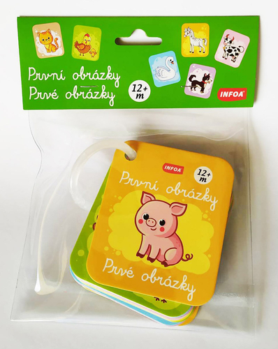 Kniha První obrázky/Prvé obrázky 12+ měsíců/mesiacov