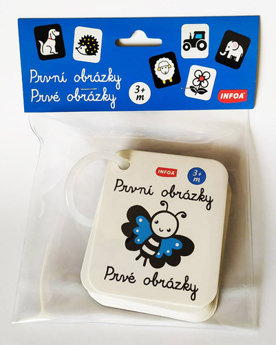 Kniha Prvé obrázky (3+ mesiacov) - kartičky s krúžkom