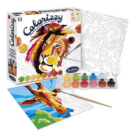 Kniha SentoSphére Colorizzy Maľovanie podľa čísel Savana