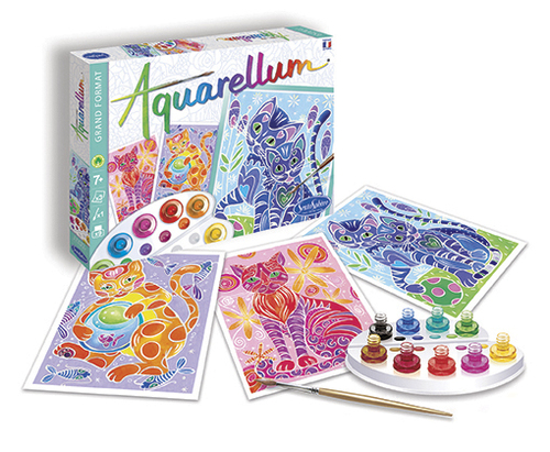 Kniha SentoSphére Aquarellum Mačky veľké