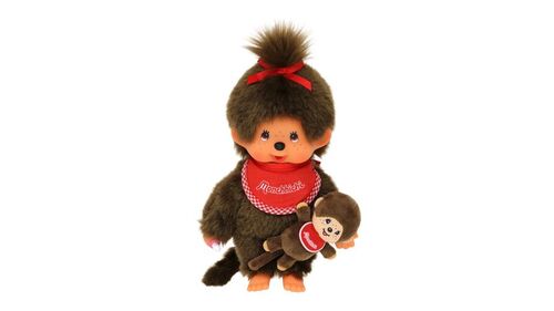 Mončiči dievča s mini mončiči hračkou 20cm