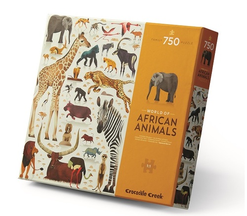 Crocodile Creek Puzzle Svet afrických zvierat 750 Crocodile Creek