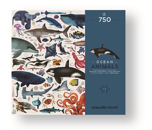 Puzzle Svet morských zvierat 750 Crocodile Creek