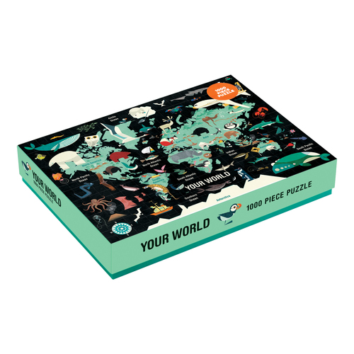 Rodinné puzzle Váš svet 1000 Mudpuppy