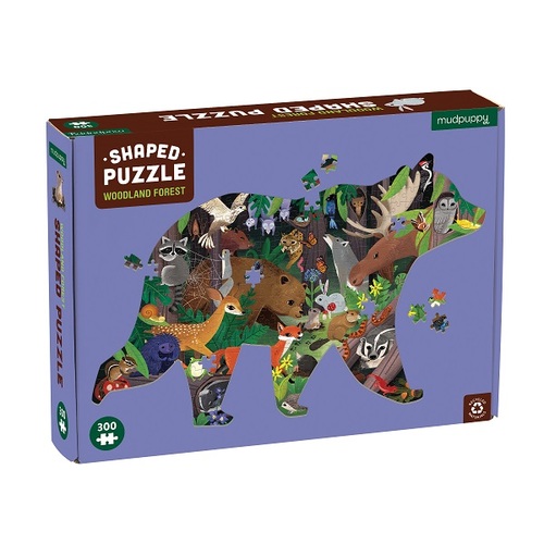 Puzzle tvarované Hlboký Les 300 Mudpuppy