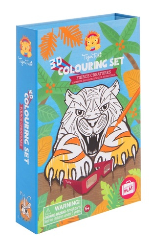 3D set s omaľovánkou Divé tvory