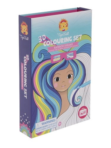 3D set s omaľovánkou Dúhové sny