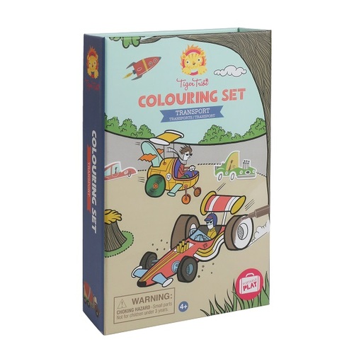 Kniha TIGER TRIBE Kreatívny set s omaľovánkou Doprava