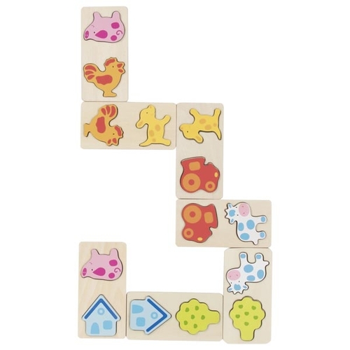 Kniha 3D Domino Na farmě