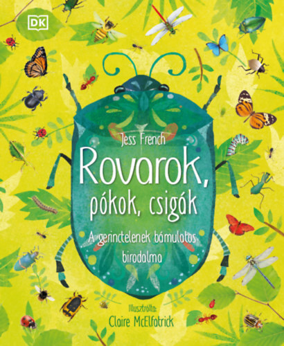 Kniha Rovarok, pókok, csigák - A gerinctelenek bámulatos birodalma - Jess