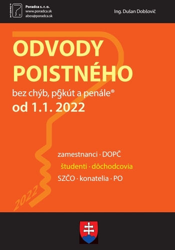 Kniha Odvody poistného od 1. 1. 2022