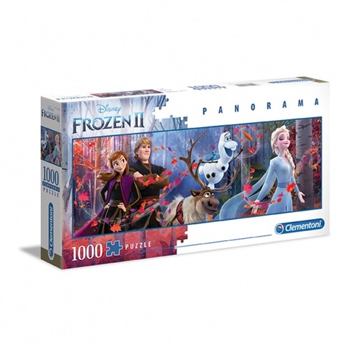 Puzzle Frozen/Ľadové kráľovstvo 1000 panorama Clementoni