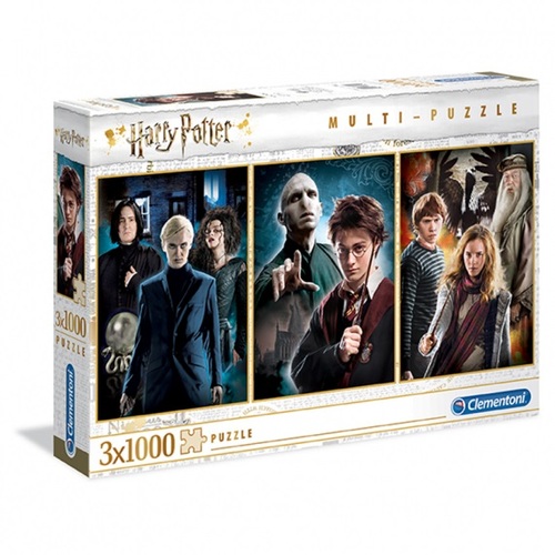 Puzzle Harry Potter 3x1000 Clementoni