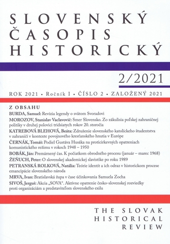 Slovenský časopis historický 2/2021 - Kolektív autorov