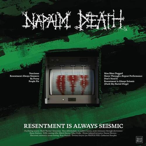 Kniha Napalm Death - Resentment Is Always Seismic LP