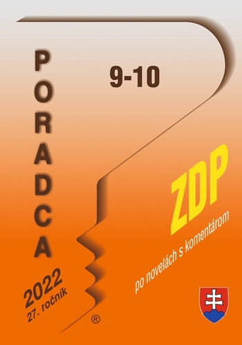 Kniha Poradca 9-10/2022 - ZDP s komentárom (Zákon o dani z príjmov po novele) - Ing. M. Brnová,Ing. M. Vidová