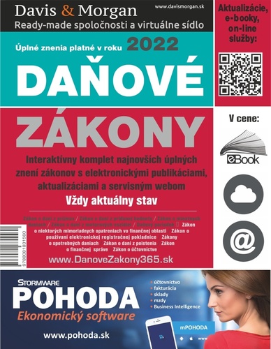 Kniha Daňové zákony 2022