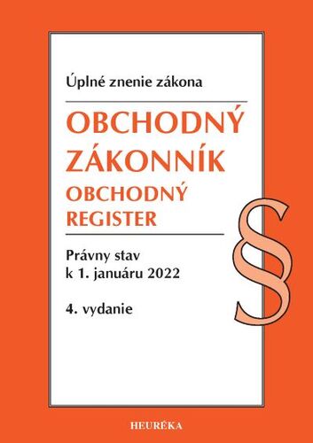 Obchodný zákonník, Obchodný register Úzz, 4. vydanie 2022
