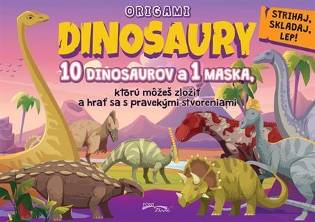 Kniha Origami - Dinosaury
