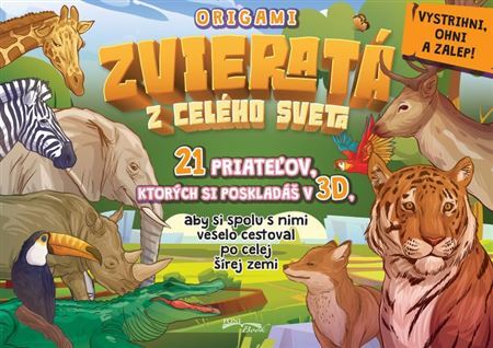 Kniha Origami - Zvieratá z celého sveta