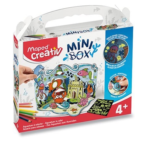 MiniBox MAPED Creativ Akvárium so svietiacími samolepkami