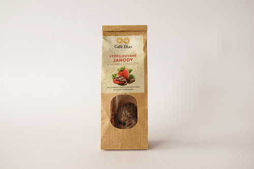 Lyofilizované jahody v čokoláde 50g - CD