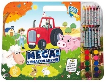 Kniha Mega vymaľovanky! Farma